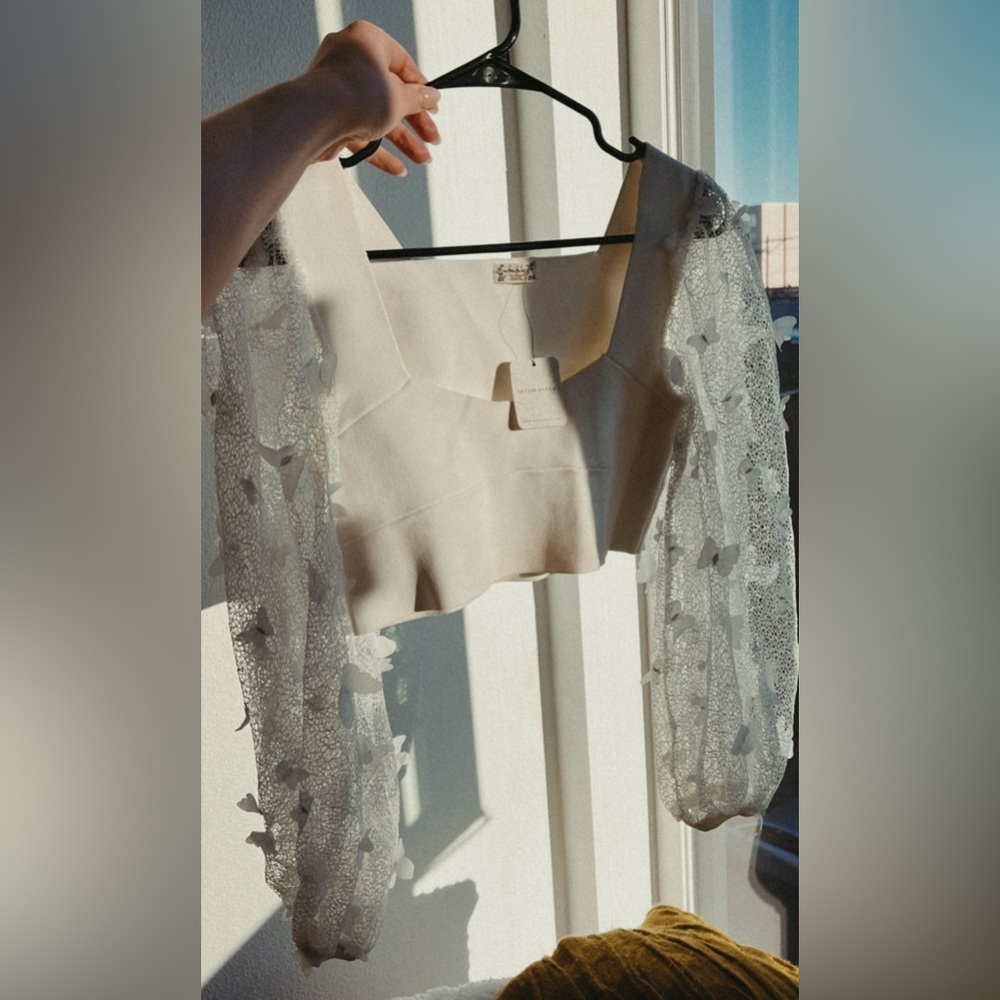 Free people flutter crop top